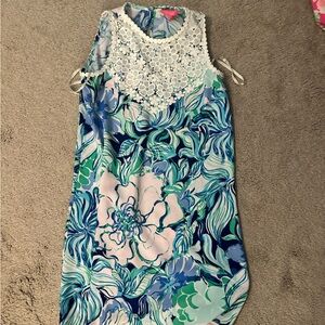 Euc Lilly Pulitzer size 2 lace dress